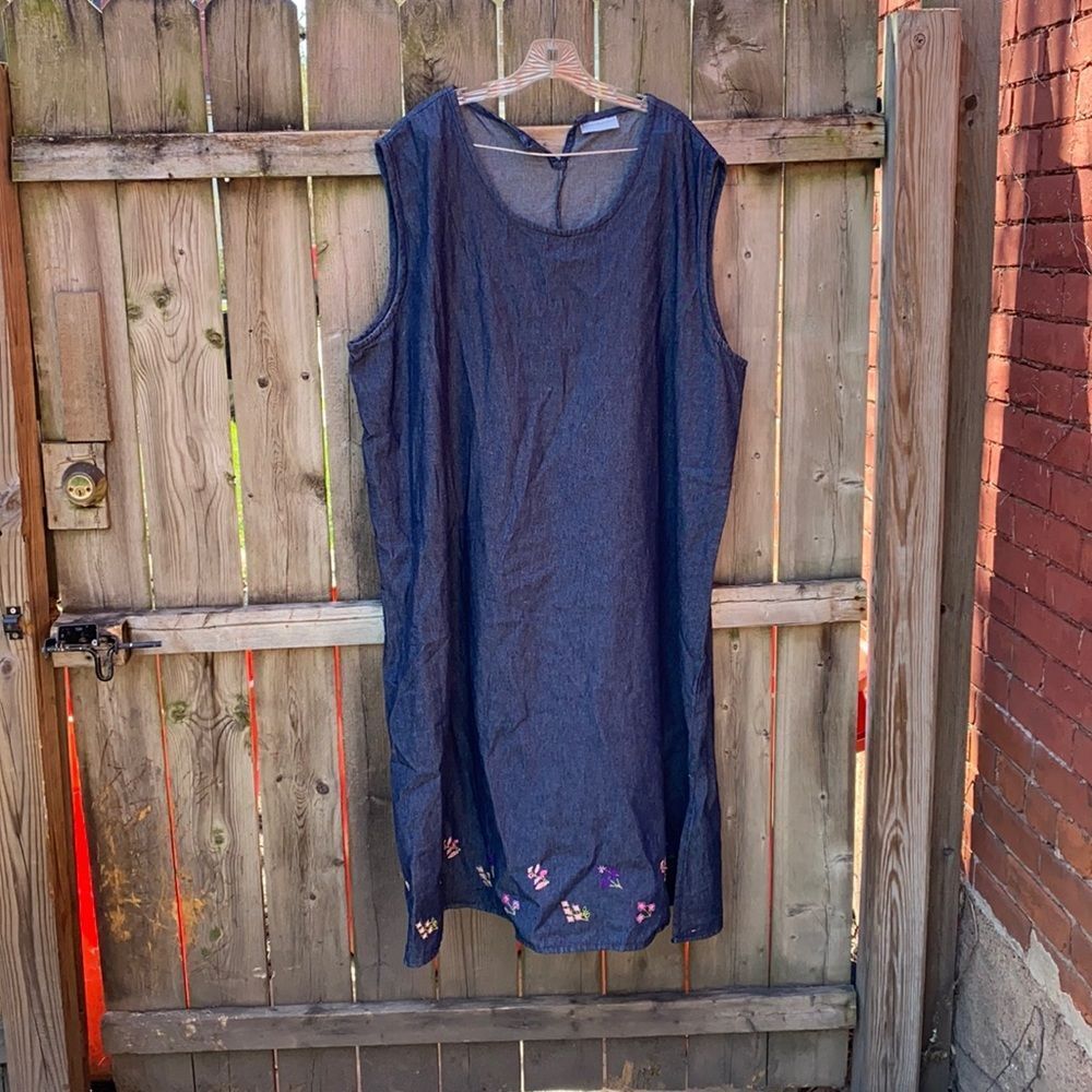 Anna Maxwell denim dress sz. 3X